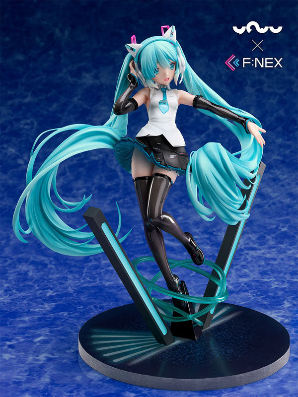 [YOWU x F:NEX] Hatsune Miku Cat Ear Headphone Ver. 1/7 Complete Figure, Action & Toy Figures, animota