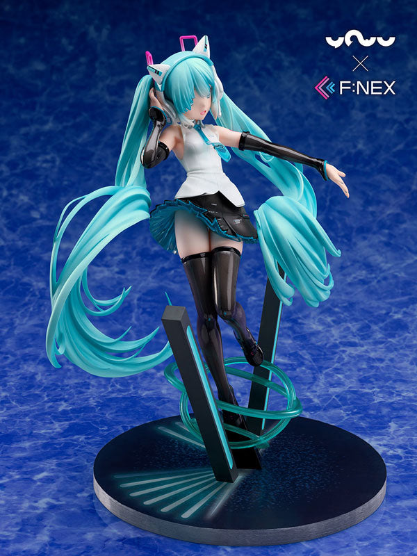 [YOWU x F:NEX] Hatsune Miku Cat Ear Headphone Ver. 1/7 Complete Figure, Action & Toy Figures, animota