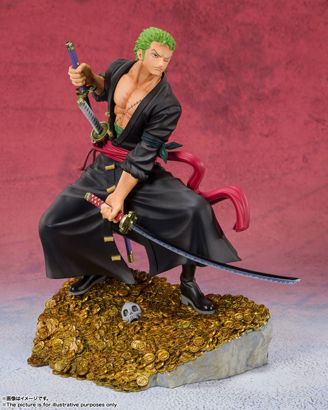 Figuarts ZERO Roronoa Zoro - WT100 Commemoration Eichiro Oda New Illustration 100 Famous Views and Pirates- "ONE PIECE"