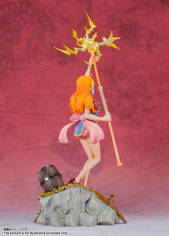 Figuarts ZERO Nami - WT100 Commemoration Eichiro Oda New Illustration 100 Famous Views and Pirates- "ONE PIECE"