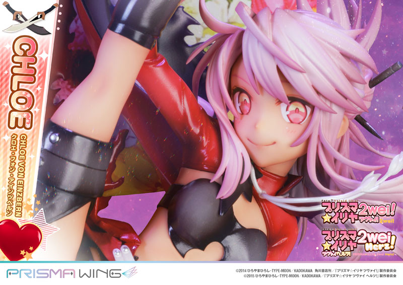 PRISMA WING Fate/Kaleid Liner Prisma Illya 2wei Herz! Chloe Von Einzbern 1/7 Komplette Figur