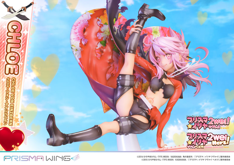 PRISMA WING Fate/Kaleid Liner Prisma Illya 2wei Herz! Chloe Von Einzbern 1/7 Komplette Figur