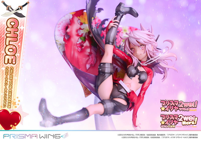 PRISMA WING Fate/Kaleid Liner Prisma Illya 2wei Herz! Chloe Von Einzbern 1/7 Komplette Figur