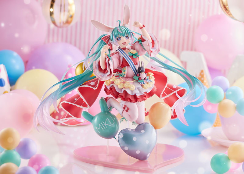 Hatsune Miku 1/7 Scale Figure - Birthday 2021 (Pretty Rabbit Ver.) by Spiritale, Action & Toy Figures, animota