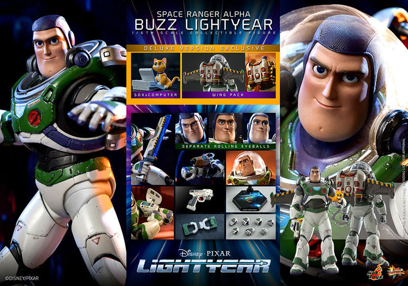 Movie Masterpiece 1/6 Scale Figure Buzz Lightyear (Space Ranger Alpha / Deluxe Edition)