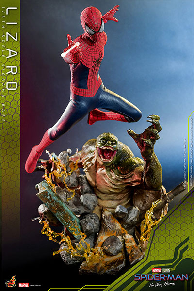 Movie Masterpiece "The Amazing Spider-Man 2" 1/6 The Amazing Spider-Man & Lizard (Diorama Base) Set