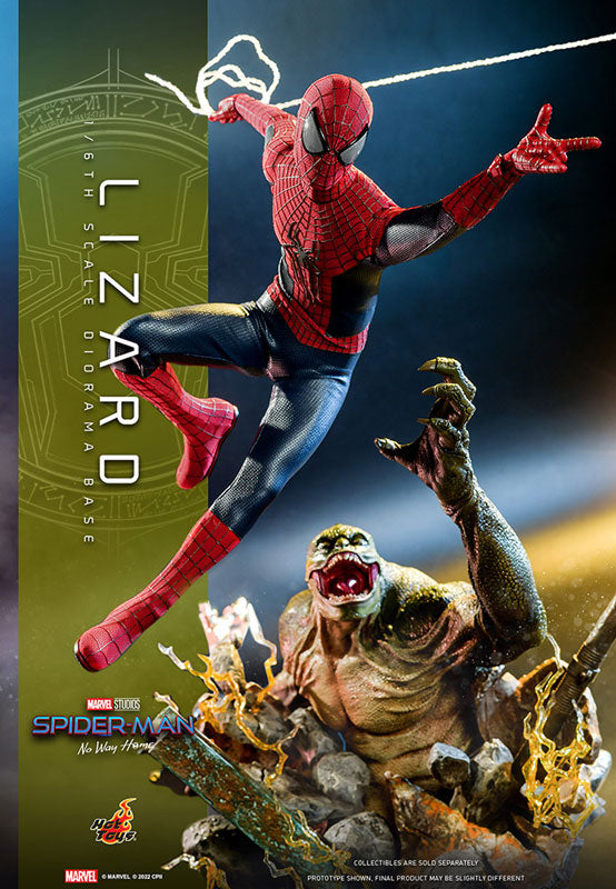 Movie Masterpiece "The Amazing Spider-Man 2" 1/6 The Amazing Spider-Man & Lizard (Diorama Base) Set