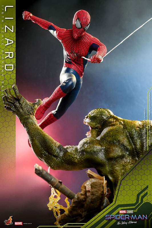 Movie Masterpiece "The Amazing Spider-Man 2" 1/6 The Amazing Spider-Man & Lizard (Diorama Base) Set