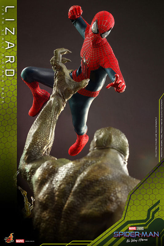 Movie Masterpiece "The Amazing Spider-Man 2" 1/6 The Amazing Spider-Man & Lizard (Diorama Base) Set