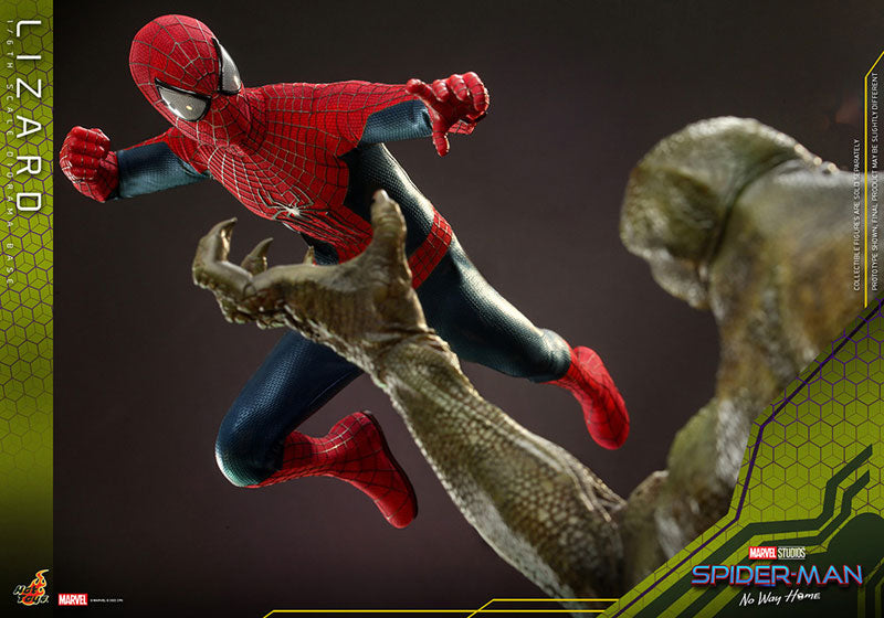 Movie Masterpiece "The Amazing Spider-Man 2" 1/6 The Amazing Spider-Man & Lizard (Diorama Base) Set