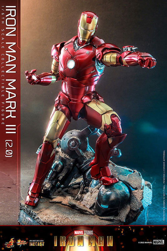 Movie Masterpiece DIECAST "Iron Man" 1/6 Scale Figure Iron Man Mark. 3 (2.0 Ver.)