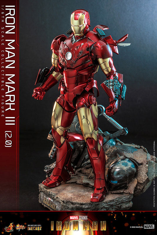 Movie Masterpiece DIECAST "Iron Man" 1/6 Scale Figure Iron Man Mark. 3 (2.0 Ver.)