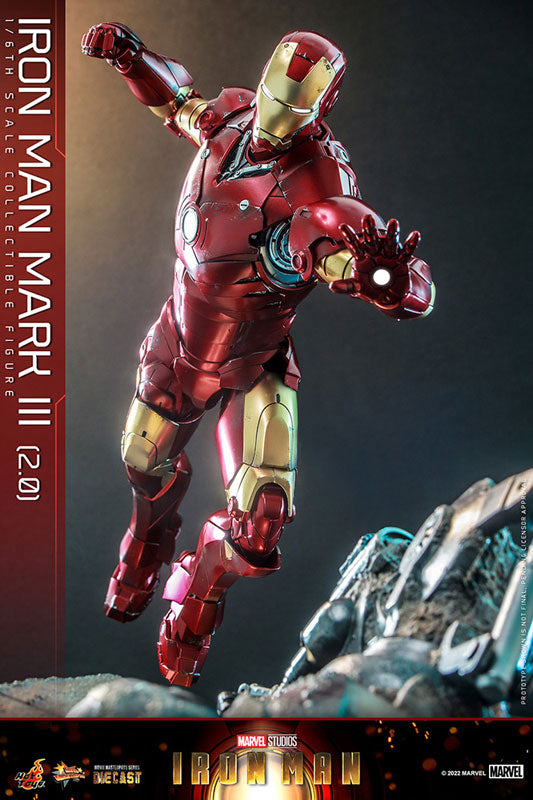 Movie Masterpiece DIECAST "Iron Man" 1/6 Scale Figure Iron Man Mark. 3 (2.0 Ver.)