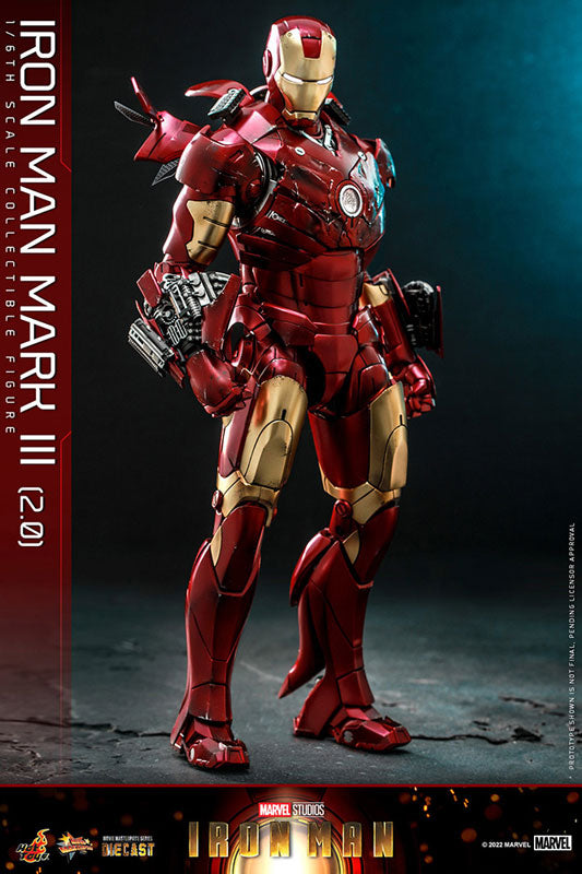 Movie Masterpiece DIECAST "Iron Man" 1/6 Scale Figure Iron Man Mark. 3 (2.0 Ver.)