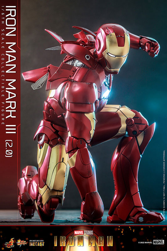 Movie Masterpiece DIECAST "Iron Man" 1/6 Scale Figure Iron Man Mark. 3 (2.0 Ver.)