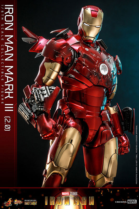 Movie Masterpiece DIECAST "Iron Man" 1/6 Scale Figure Iron Man Mark. 3 (2.0 Ver.)