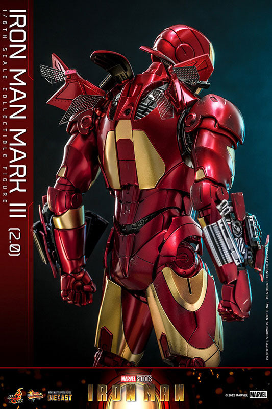 Movie Masterpiece DIECAST "Iron Man" 1/6 Scale Figure Iron Man Mark. 3 (2.0 Ver.)