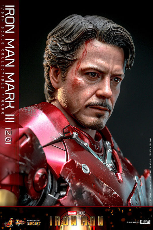 Movie Masterpiece DIECAST "Iron Man" 1/6 Scale Figure Iron Man Mark. 3 (2.0 Ver.)