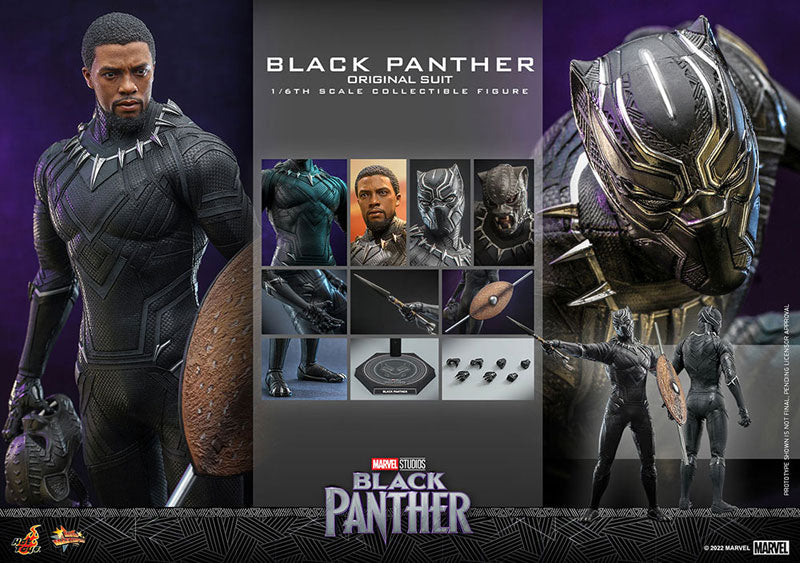 Movie Masterpiece 1/6 Scale Figure Black Panther Original Suit