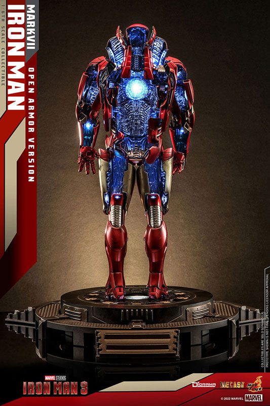 Movie Masterpiece DIECAST Iron Man Mark 7 Open Armor Edition