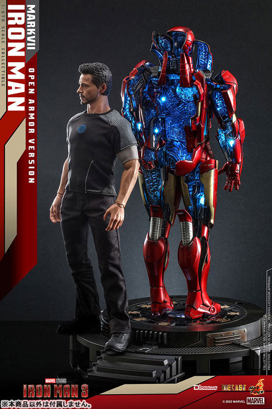 Movie Masterpiece DIECAST Iron Man Mark 7 Open Armor Edition