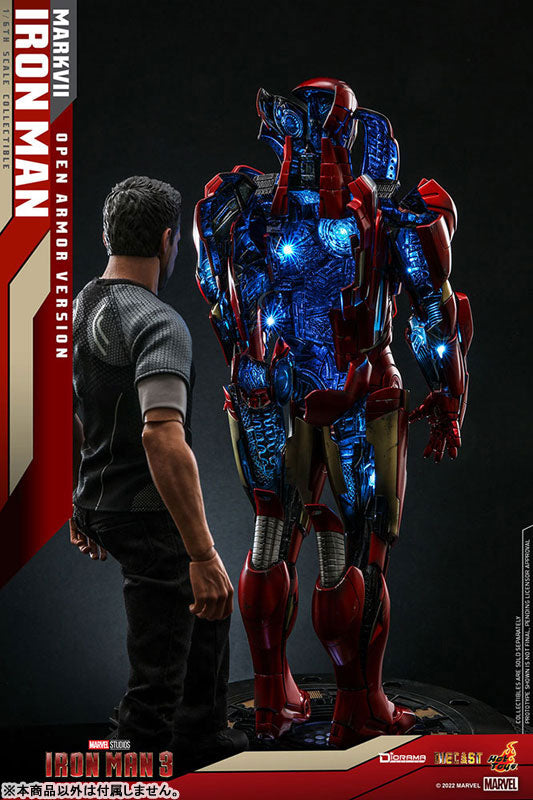 Movie Masterpiece DIECAST Iron Man Mark 7 Open Armor Edition