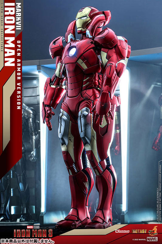 Movie Masterpiece DIECAST Iron Man Mark 7 Open Armor Edition