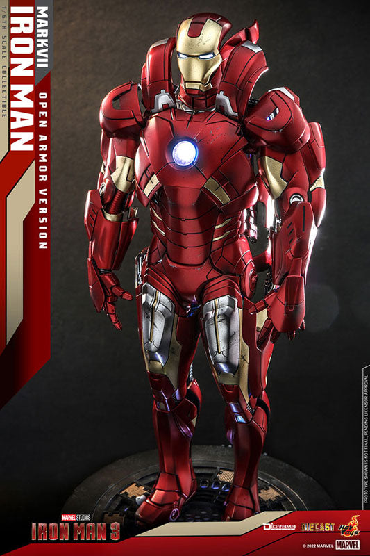 Movie Masterpiece DIECAST Iron Man Mark 7 Open Armor Edition