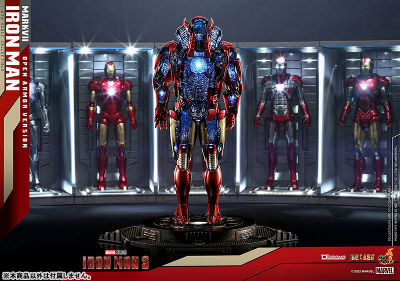 Movie Masterpiece DIECAST Iron Man Mark 7 Open Armor Edition