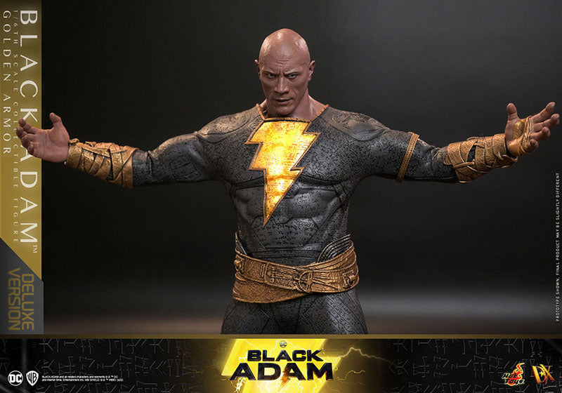 Movie Masterpiece DX 1/6 Figure Black Adam (Golden Armor)