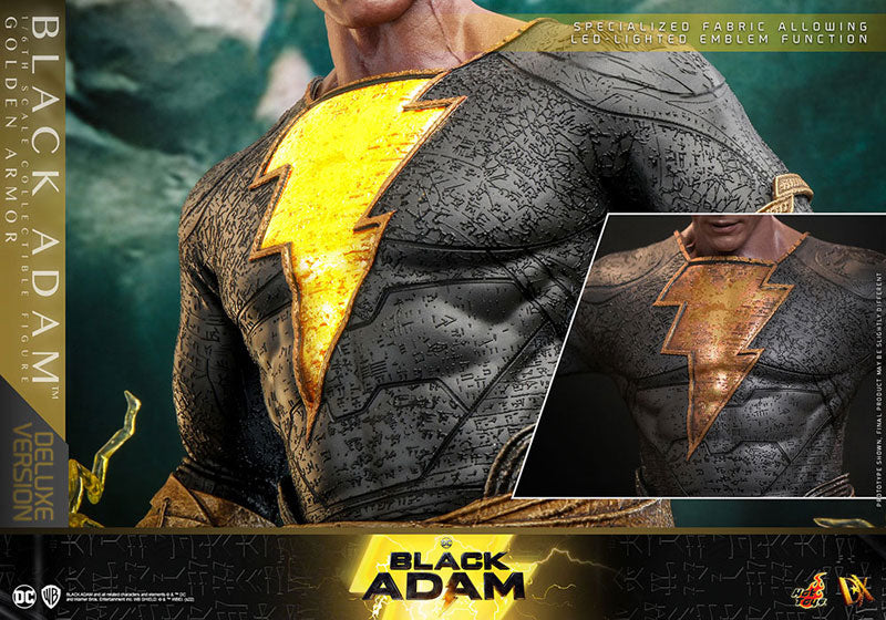 Movie Masterpiece DX 1/6 Figure Black Adam (Golden Armor)