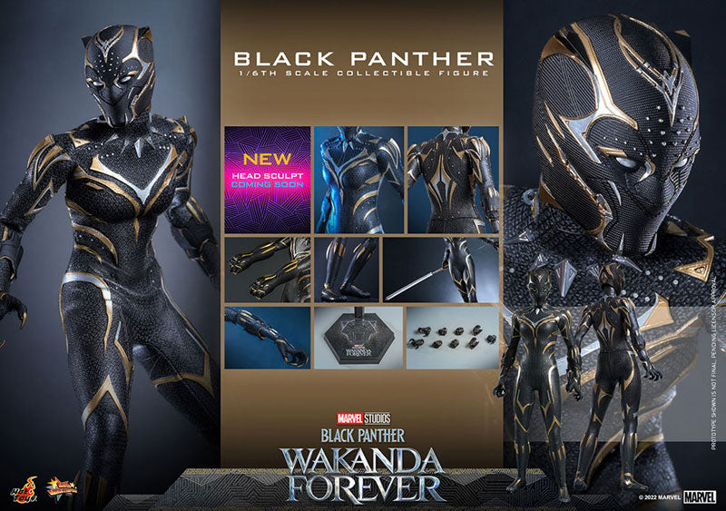 Movie Masterpiece "Black Panther: Wakanda Forever" 1/6 Scale Figure Black Panther