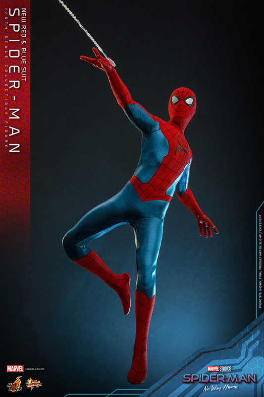 Movie Masterpiece "Spider-Man: No Way Home" 1/6 Scale Figure Spider-Man (New Red & Blue Suit)