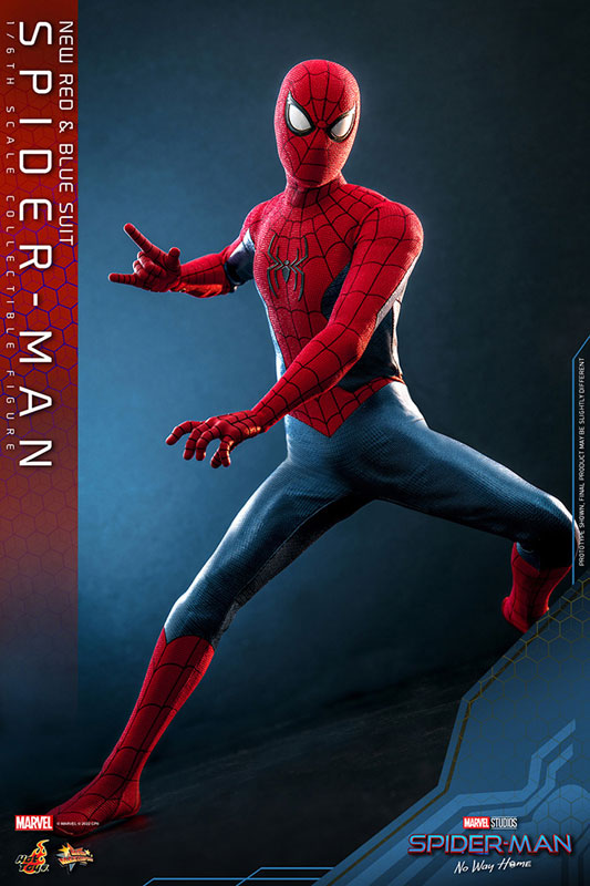 Movie Masterpiece "Spider-Man: No Way Home" 1/6 Scale Figure Spider-Man (New Red & Blue Suit)