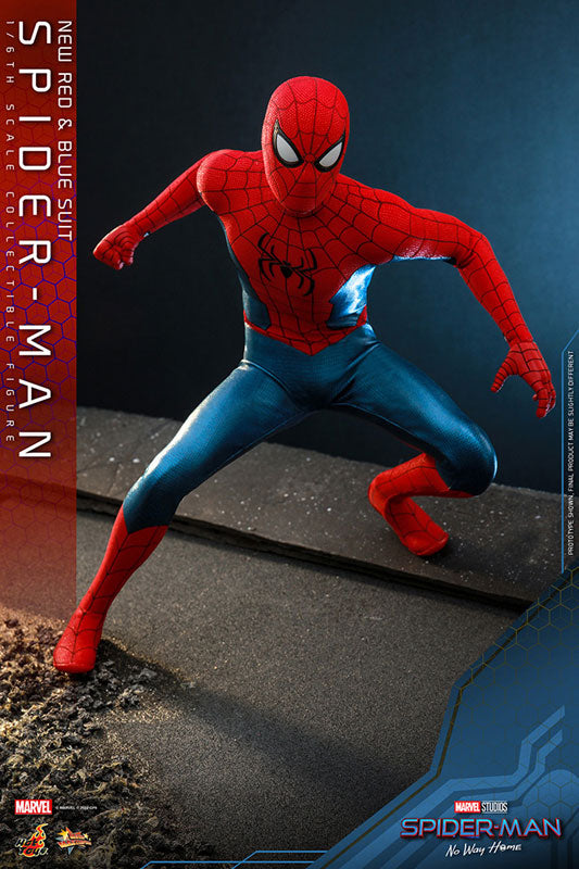 Movie Masterpiece "Spider-Man: No Way Home" 1/6 Scale Figure Spider-Man (New Red & Blue Suit)