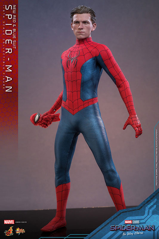 Movie Masterpiece "Spider-Man: No Way Home" 1/6 Scale Figure Spider-Man (New Red & Blue Suit)