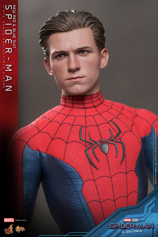 Movie Masterpiece "Spider-Man: No Way Home" 1/6 Scale Figure Spider-Man (New Red & Blue Suit)