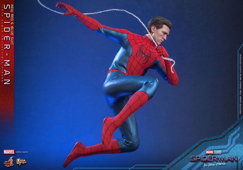 Movie Masterpiece "Spider-Man: No Way Home" 1/6 Scale Figure Spider-Man (New Red & Blue Suit)