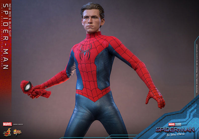 Movie Masterpiece "Spider-Man: No Way Home" 1/6 Scale Figure Spider-Man (New Red & Blue Suit)