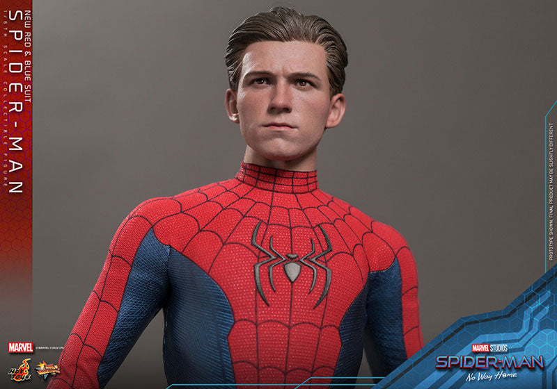 Movie Masterpiece "Spider-Man: No Way Home" 1/6 Scale Figure Spider-Man (New Red & Blue Suit)