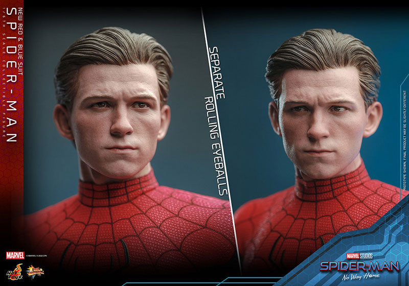 Movie Masterpiece "Spider-Man: No Way Home" 1/6 Scale Figure Spider-Man (New Red & Blue Suit)