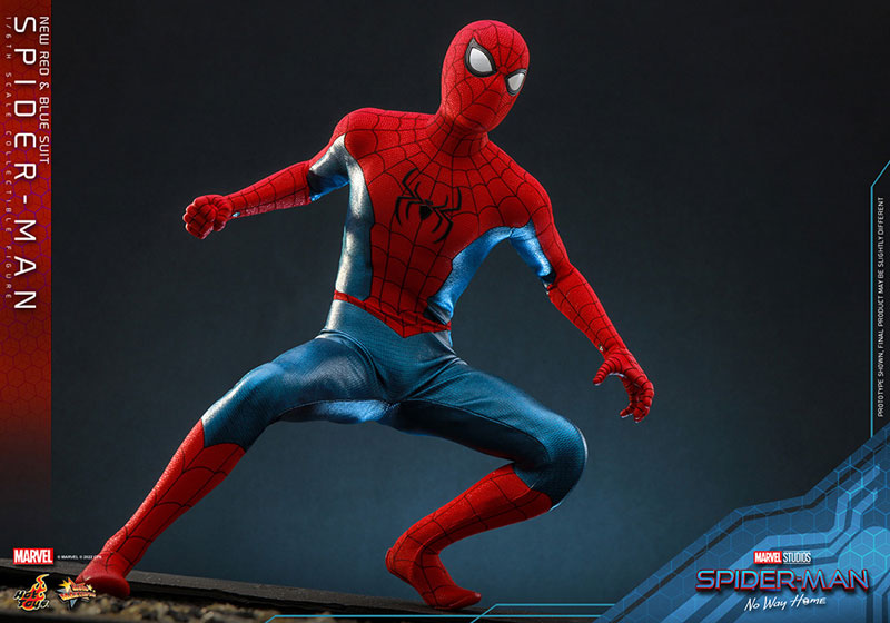 Movie Masterpiece "Spider-Man: No Way Home" 1/6 Scale Figure Spider-Man (New Red & Blue Suit)