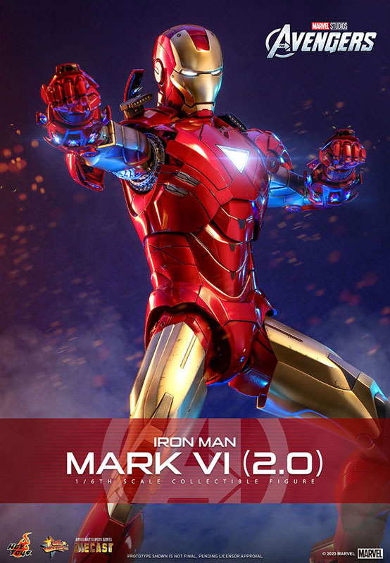 Movie Masterpiece DIECAST "The Avengers" 1/6 Iron Man Mark. 6 (Version 2.0)