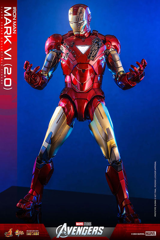 Movie Masterpiece DIECAST "The Avengers" 1/6 Iron Man Mark. 6 (Version 2.0)