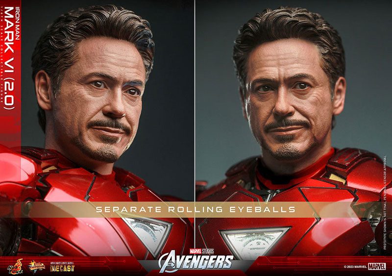 Movie Masterpiece DIECAST "The Avengers" 1/6 Iron Man Mark. 6 (Version 2.0)