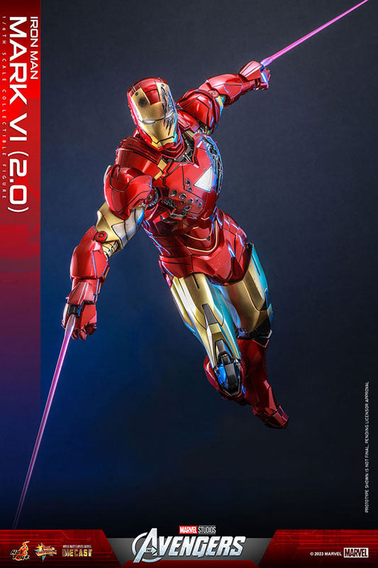 Movie Masterpiece DIECAST "The Avengers" 1/6 Iron Man Mark. 6 (Version 2.0)