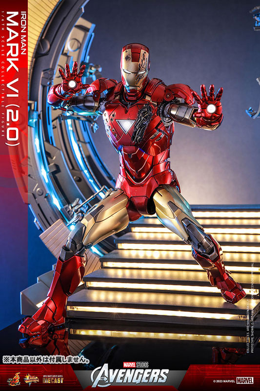 Movie Masterpiece DIECAST "The Avengers" 1/6 Iron Man Mark. 6 (Version 2.0)