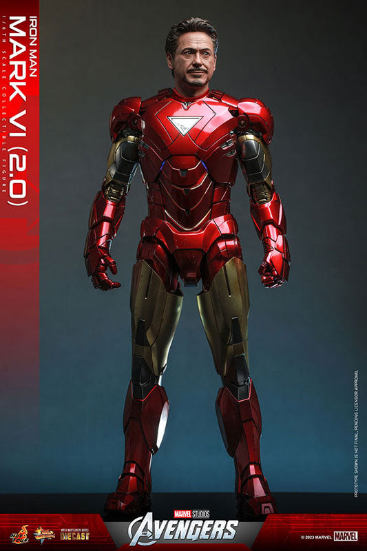 Movie Masterpiece DIECAST "The Avengers" 1/6 Iron Man Mark. 6 (Version 2.0)