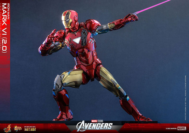 Movie Masterpiece DIECAST "The Avengers" 1/6 Iron Man Mark. 6 (Version 2.0)