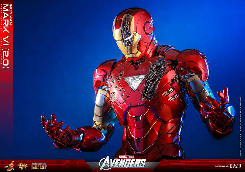 Movie Masterpiece DIECAST "The Avengers" 1/6 Iron Man Mark. 6 (Version 2.0)